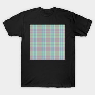 Spring Aesthetic Daviana 2 Hand Drawn Textured Plaid Pattern T-Shirt